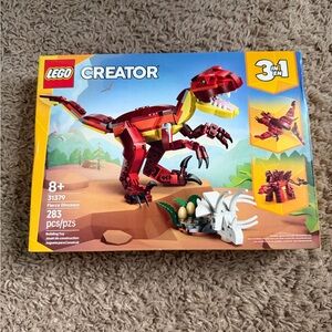 LEGO Creator 3-in-1 Dinosaur Set - Red and Yellow - NWT